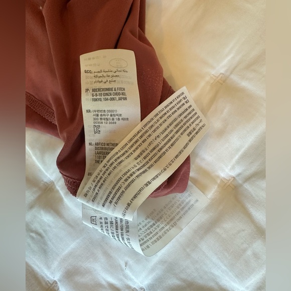 Abercrombie & Fitch Seamless Tank Bodysuit - Rust Color - Size Large - Picture 7 of 7